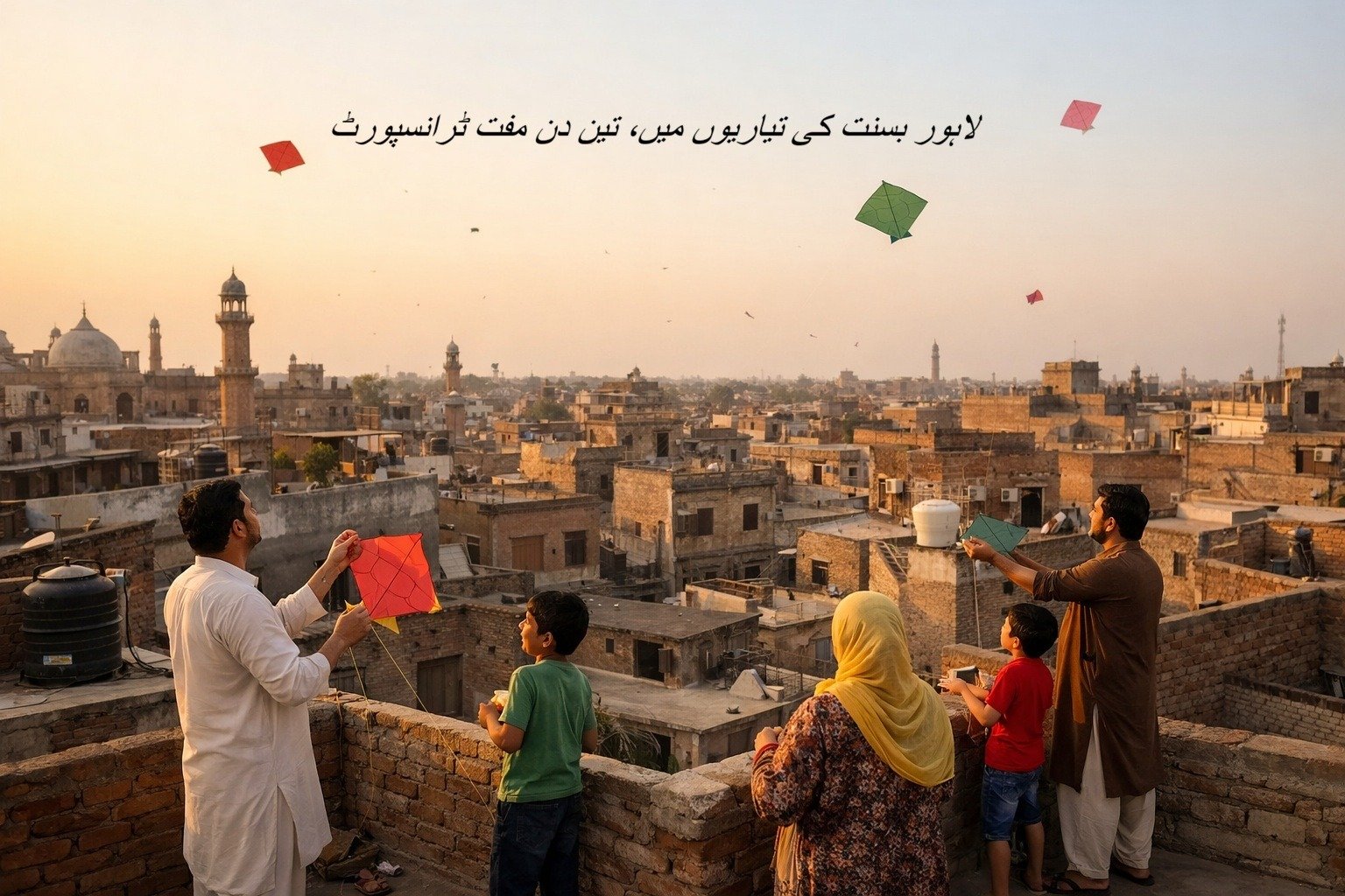 Basant preparations in Lahore as authorities introduce new safety and transport measures for 2026