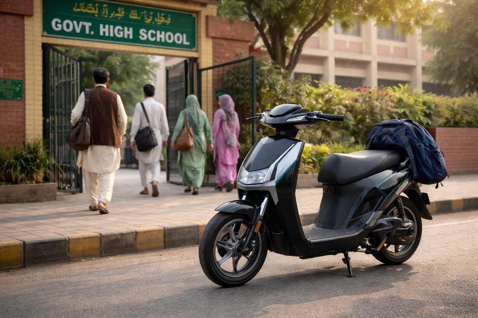 Punjab teachers using electric bikes under government e-bike scheme