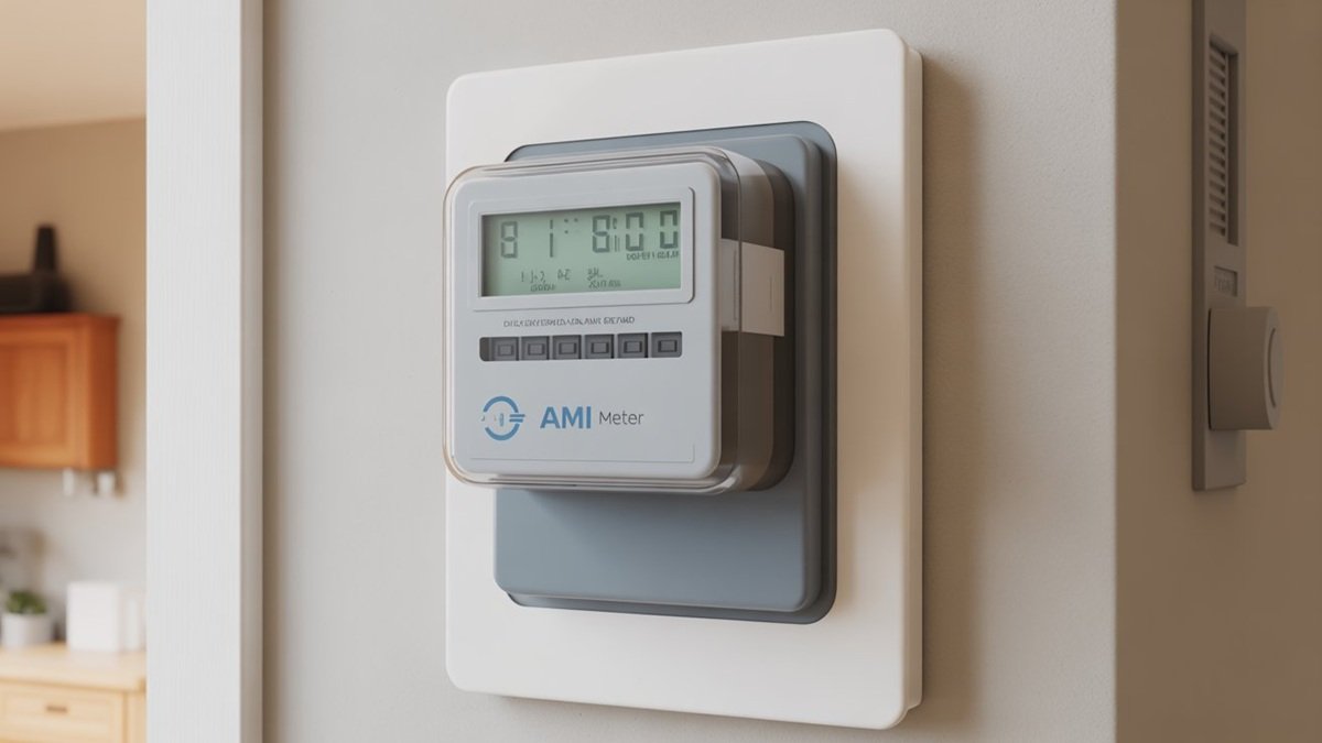 Smart AMI electricity meter installed in Pakistan as part of the nationwide smart metering rollout