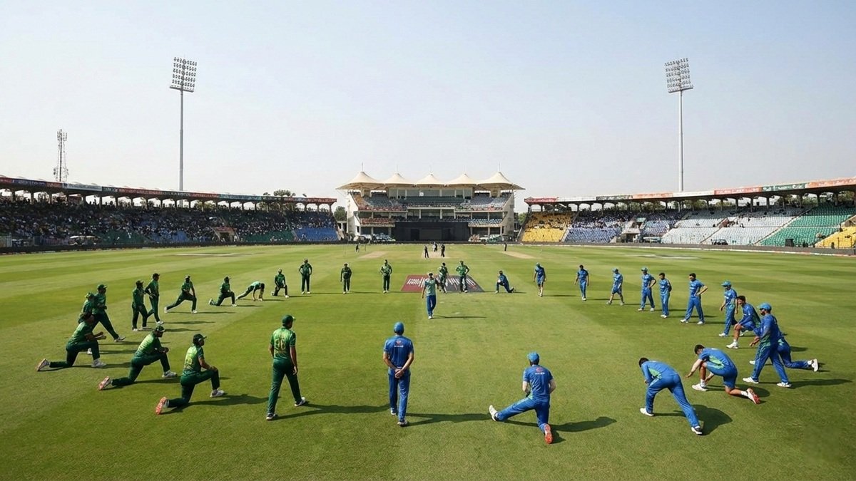 Australia vs Pakistan T20 series 2026 match setup at Gaddafi Stadium Lahore ahead of ICC T20 World Cup