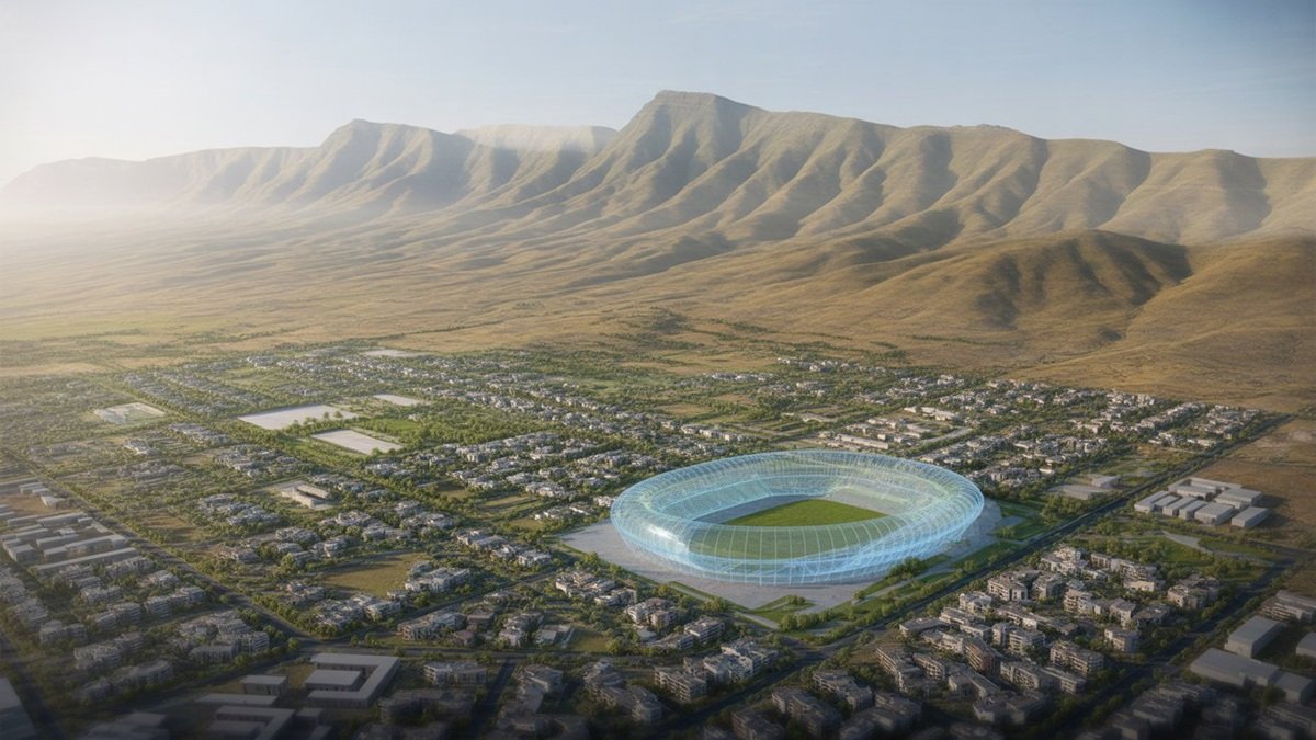 Islamabad cricket stadium location map in Sector D-12 highlighting construction plan, capacity, and surrounding infrastructure
