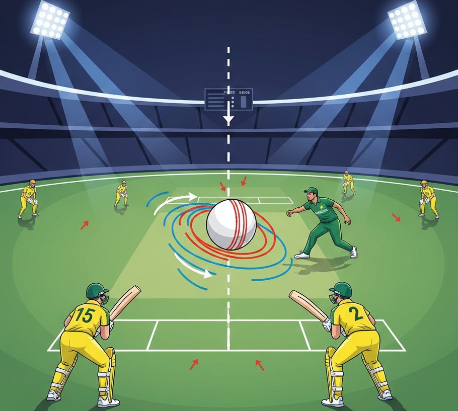 Cricket players celebrating victory on field