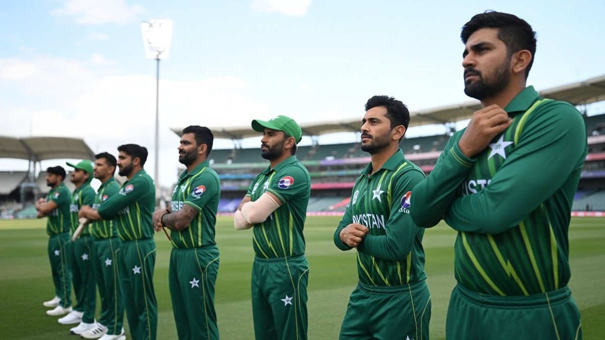 Pakistan cricket team players during training after submission of preliminary T20 World Cup 2026 squad