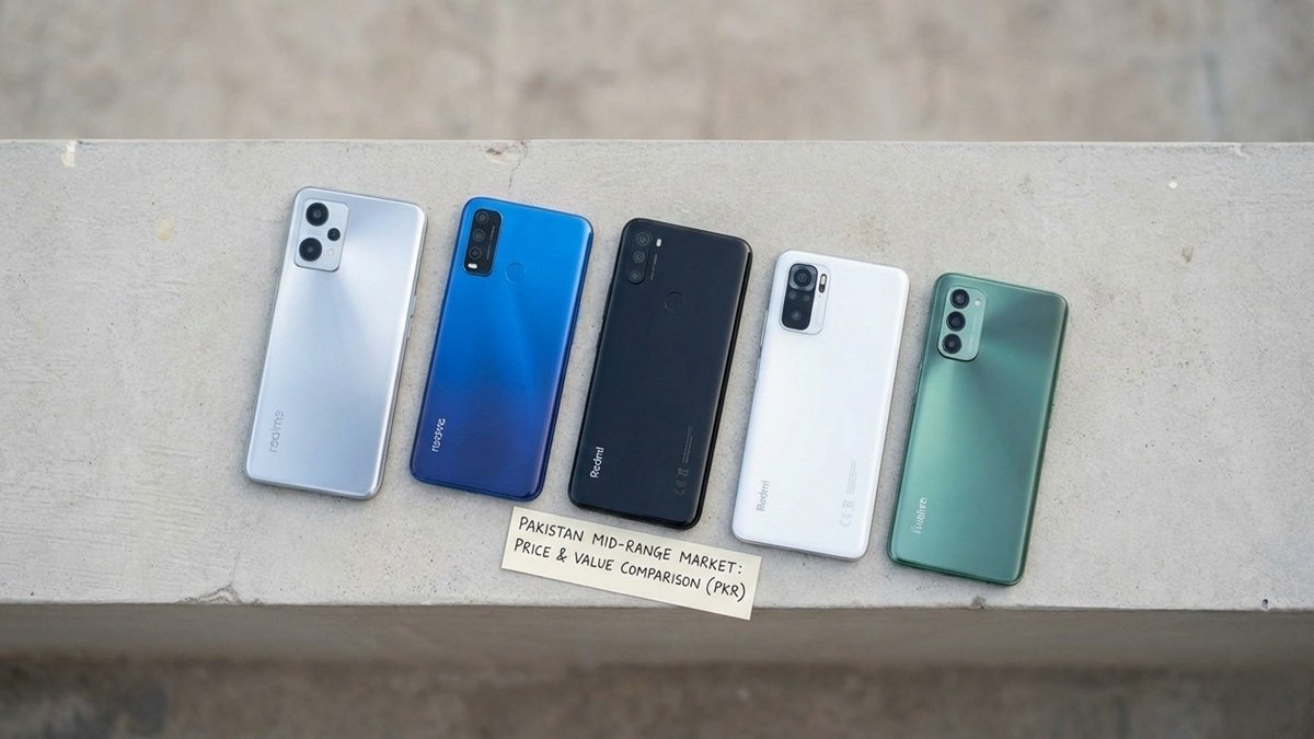 Modern smartphone display and interface design