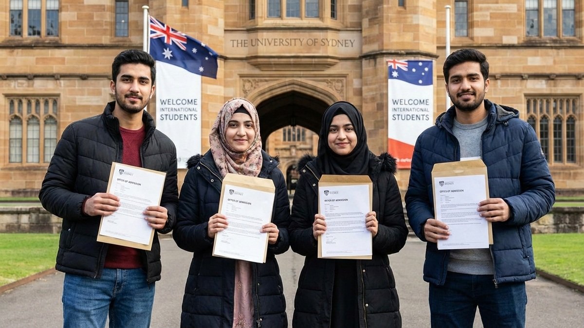 Pakistani students exploring Australian university scholarships for 2026 intake