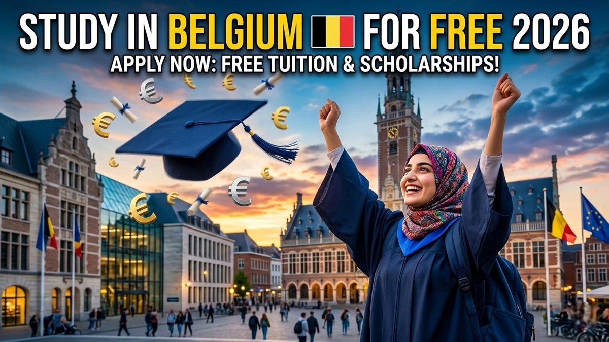 Belgium fully funded scholarships 2026 for Pakistani students with university background and funding highlights
