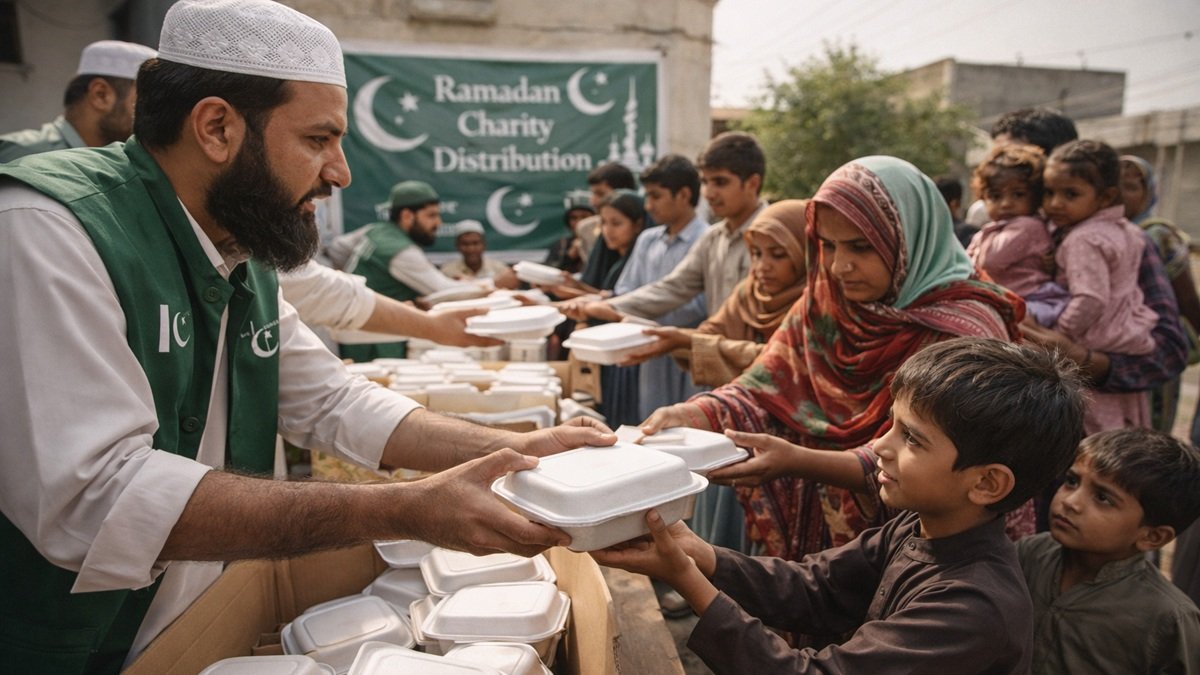 Fitrana and Fidya rates in Pakistan 2026 explained with Ramadan charity illustration