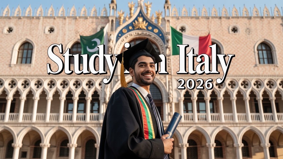 Student filling out university application on laptop for international scholarship