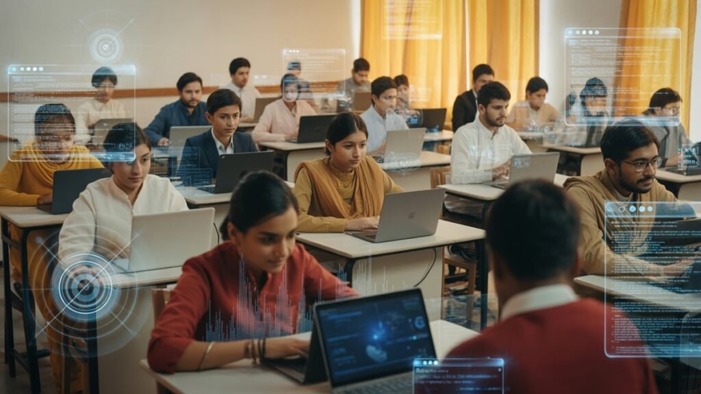 Punjab youth learning digital skills under Global IT Certification Program PITB