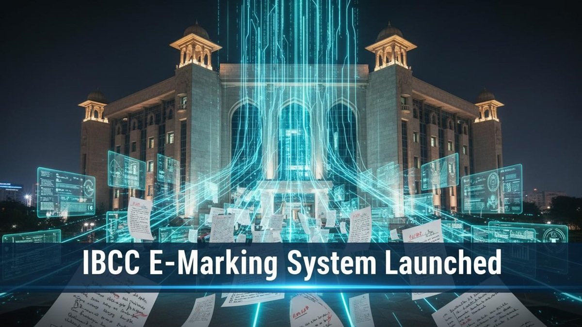 Digital scanning and online exam marking process