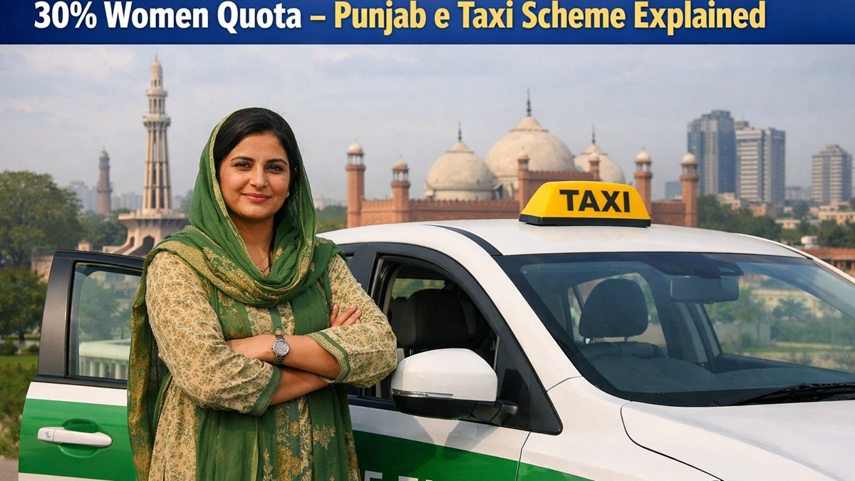 Air pollution smog over a Pakistani city