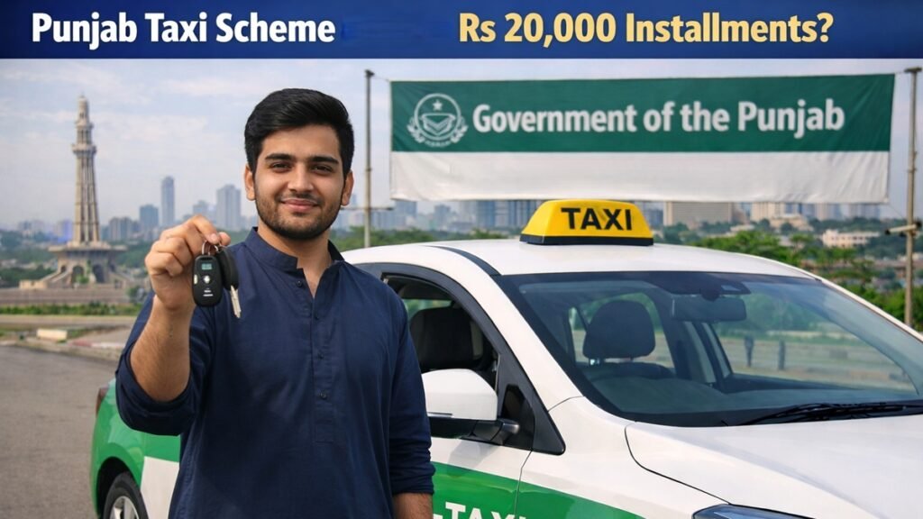 Punjab Taxi Scheme 2026 electric vehicles launched in Lahore under Maryam Nawaz taxi program