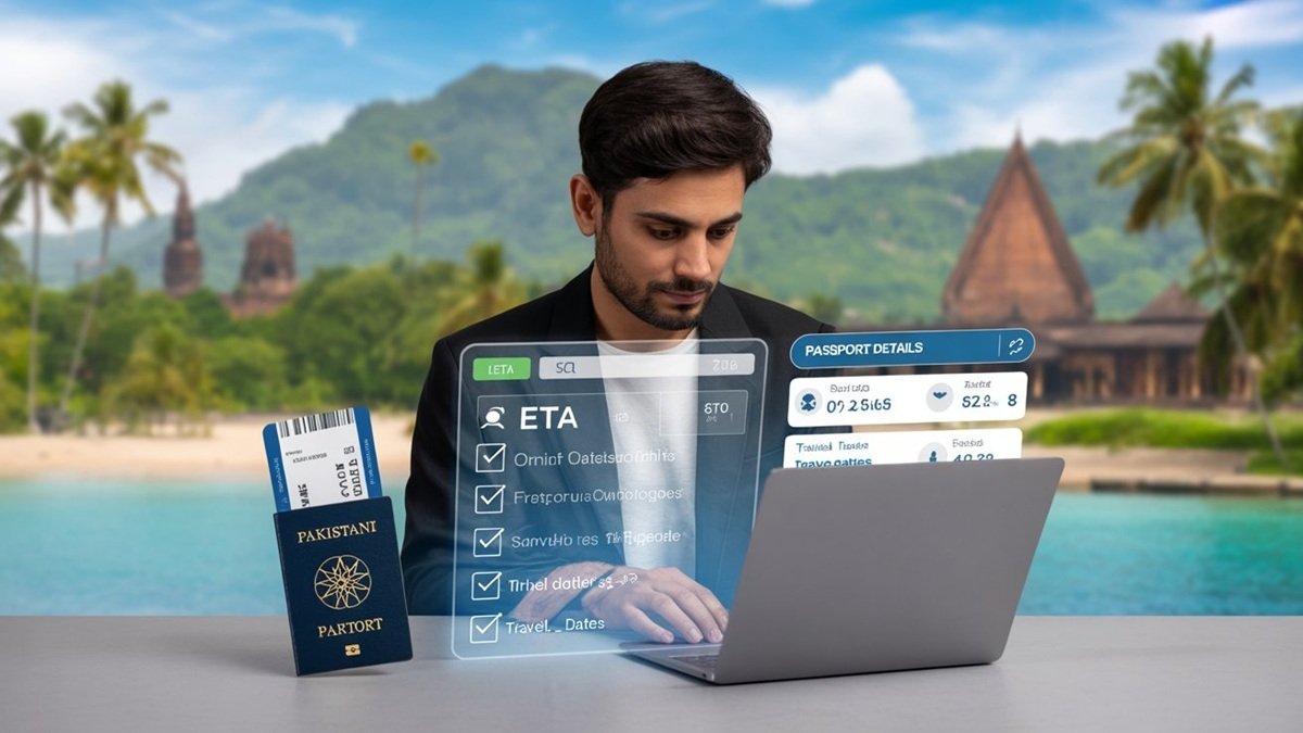 Travel documents and passport for Sri Lanka visa application