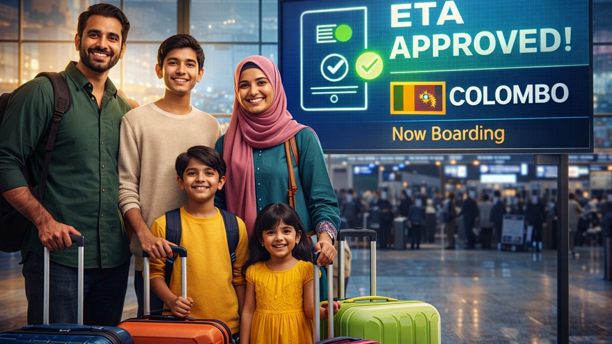 Pakistani traveler applying for Sri Lanka ETA 2026 online – step-by-step guide for visa approval and travel