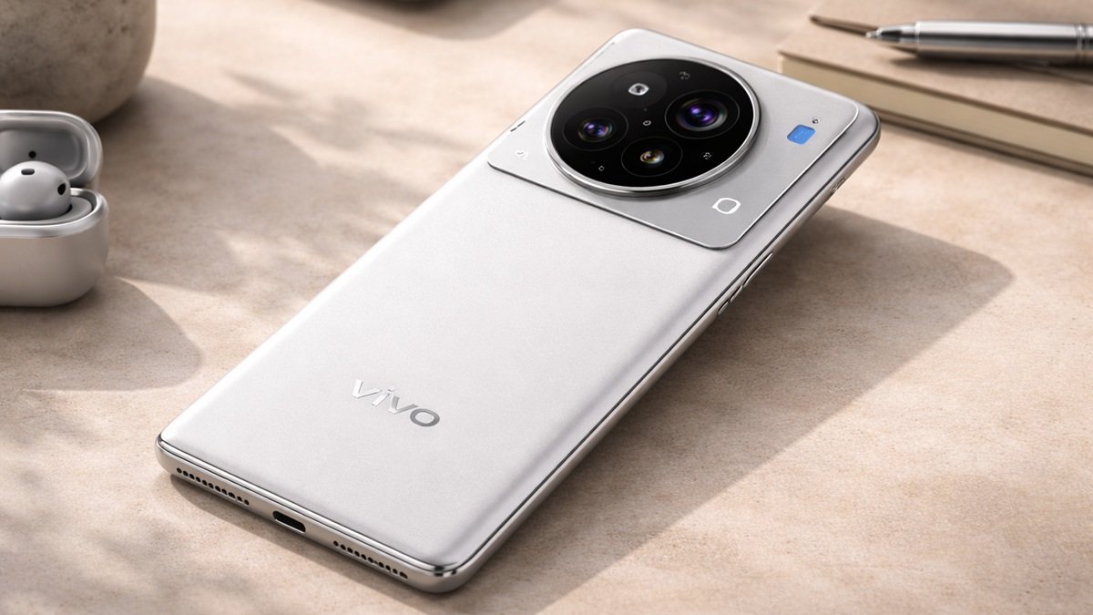 Vivo X300 Pro smartphone showing camera design and display in Pakistan