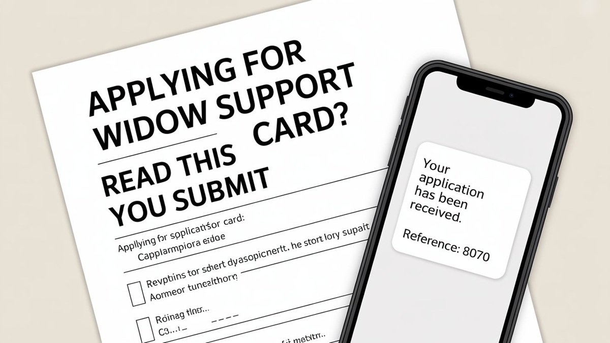 Woman checking welfare card status on mobile phone Pakistan