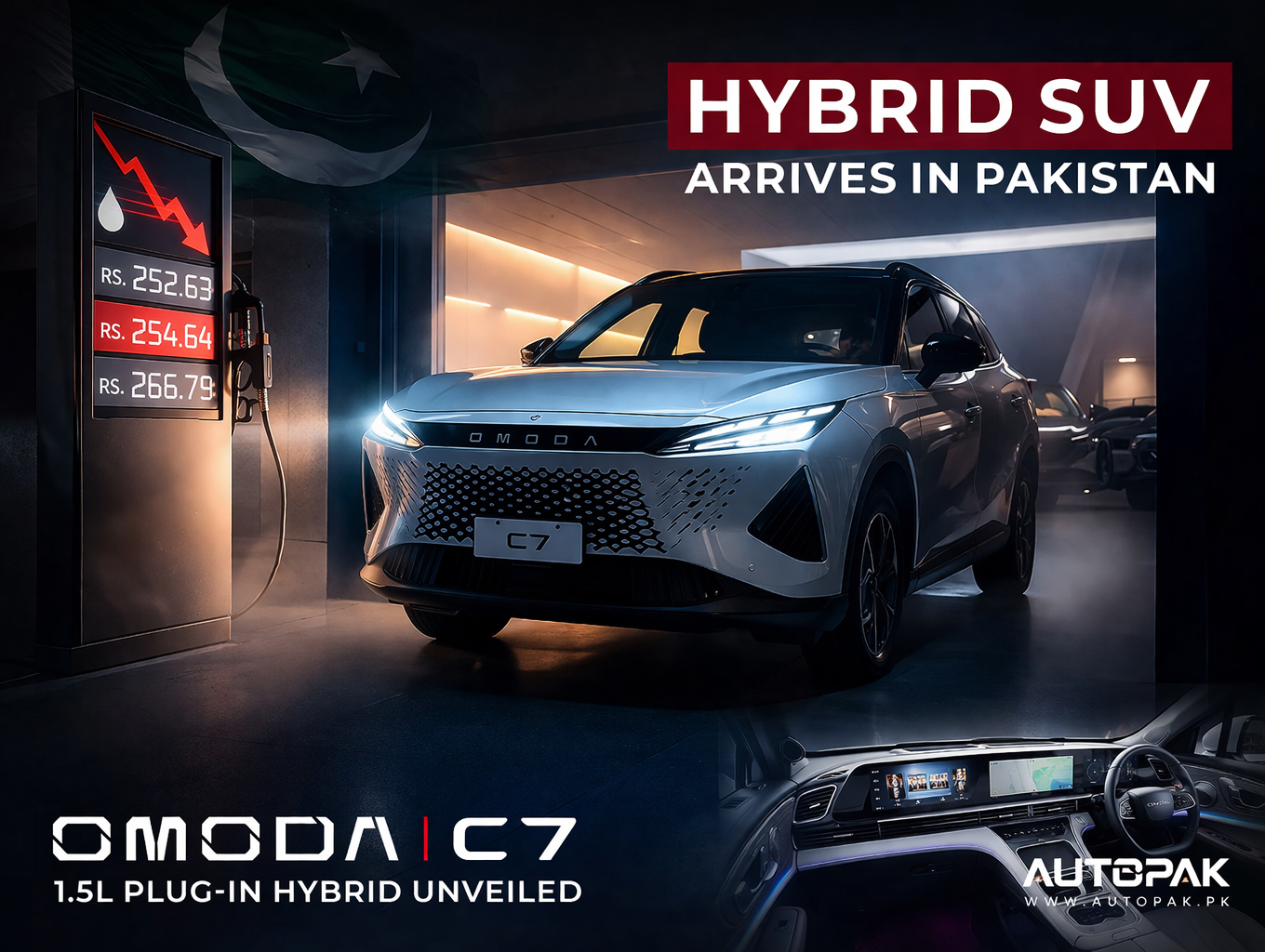 Pakistani city traffic showing need for fuel-efficient vehicles