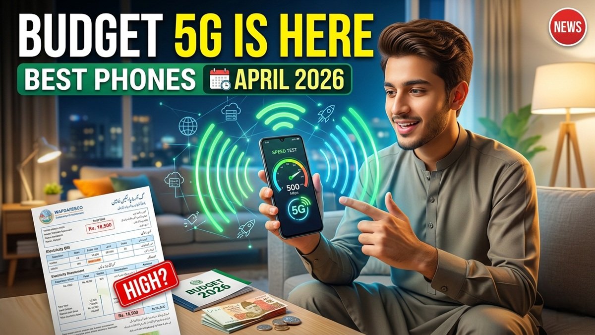 Best budget 5G smartphones in Pakistan April 2026 under Rs 50000 with price comparison