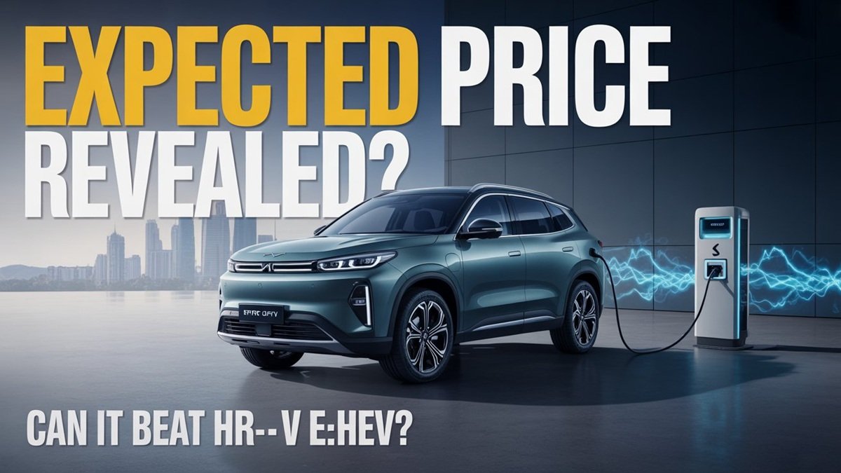 EV charging cable plugged into a plug-in hybrid SUV