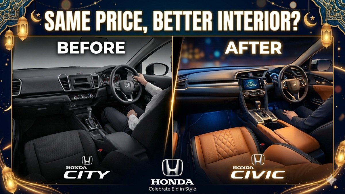 Car interior leatherette seats Pakistan automotive 2026