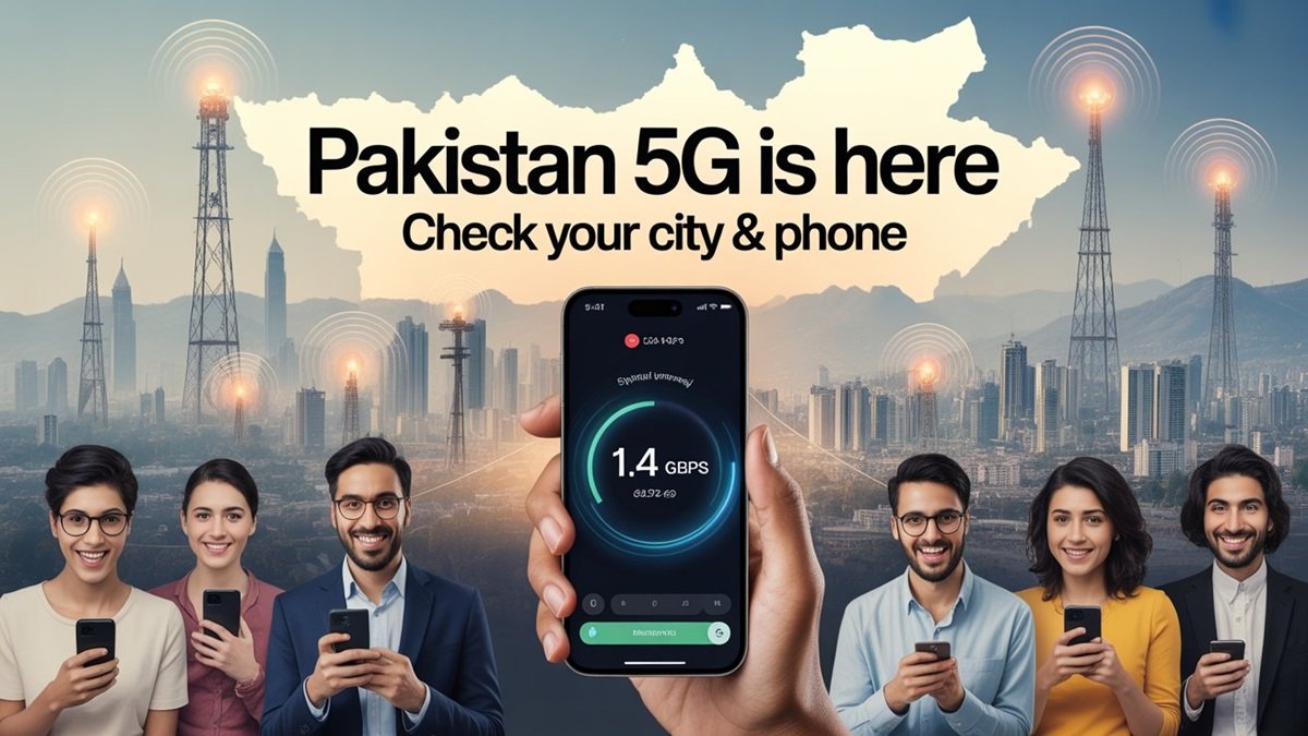 5G mobile network tower Pakistan