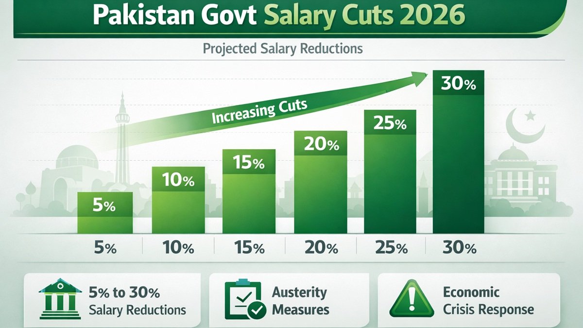 Senior government officials affected by Pakistan salary cuts 2026