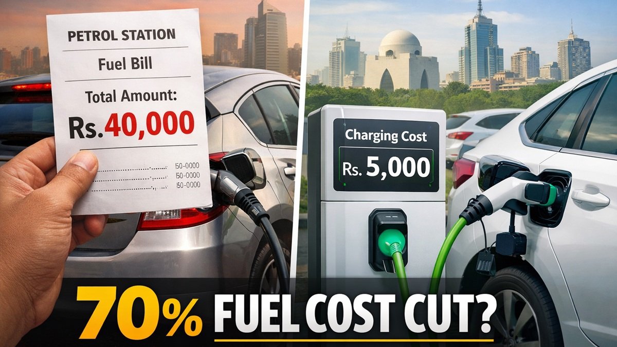 Petrol price 376 Pakistan with hybrid cars comparison showing fuel savings Toyota Prius Corolla Cross BYD Atto 3