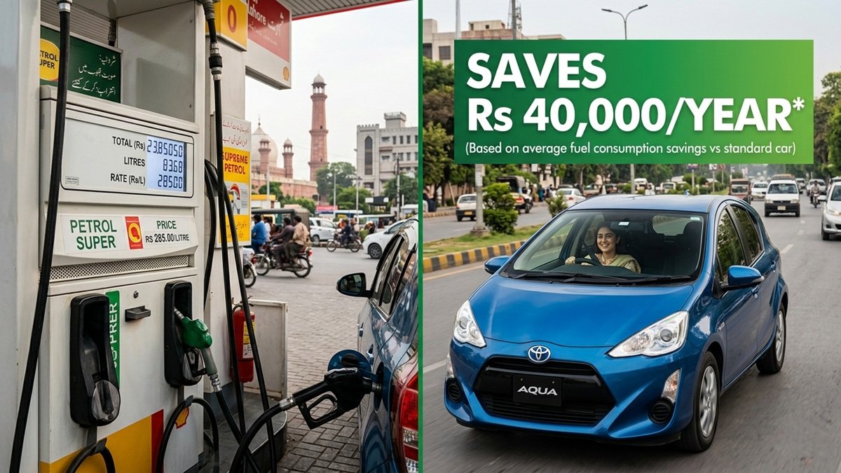Petrol price surge in Pakistan with fuel-efficient cars saving money comparison