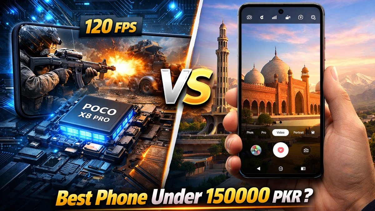Poco X8 Pro smartphone showing AMOLED display and gaming interface – expected price and specs in Pakistan 2026