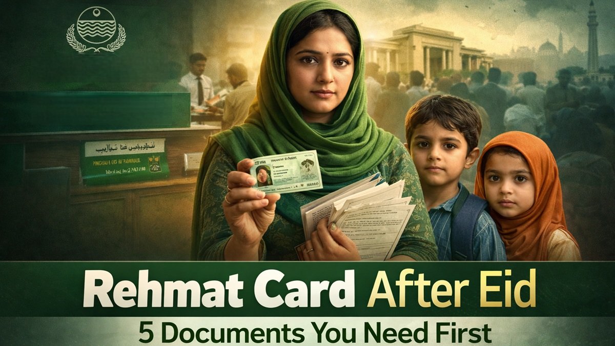 CNIC and official documents for welfare registration