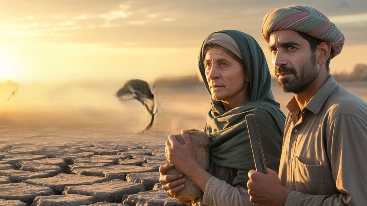 Field survey team using GPS for land mapping