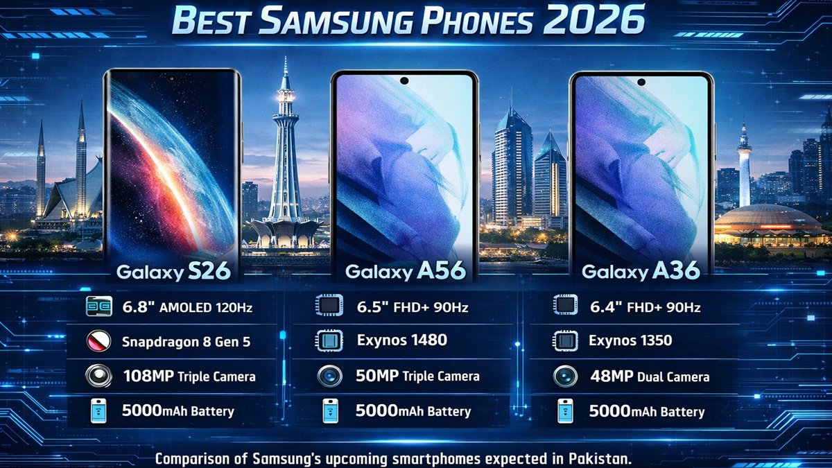 Samsung Galaxy smartphone series Pakistan 2026
