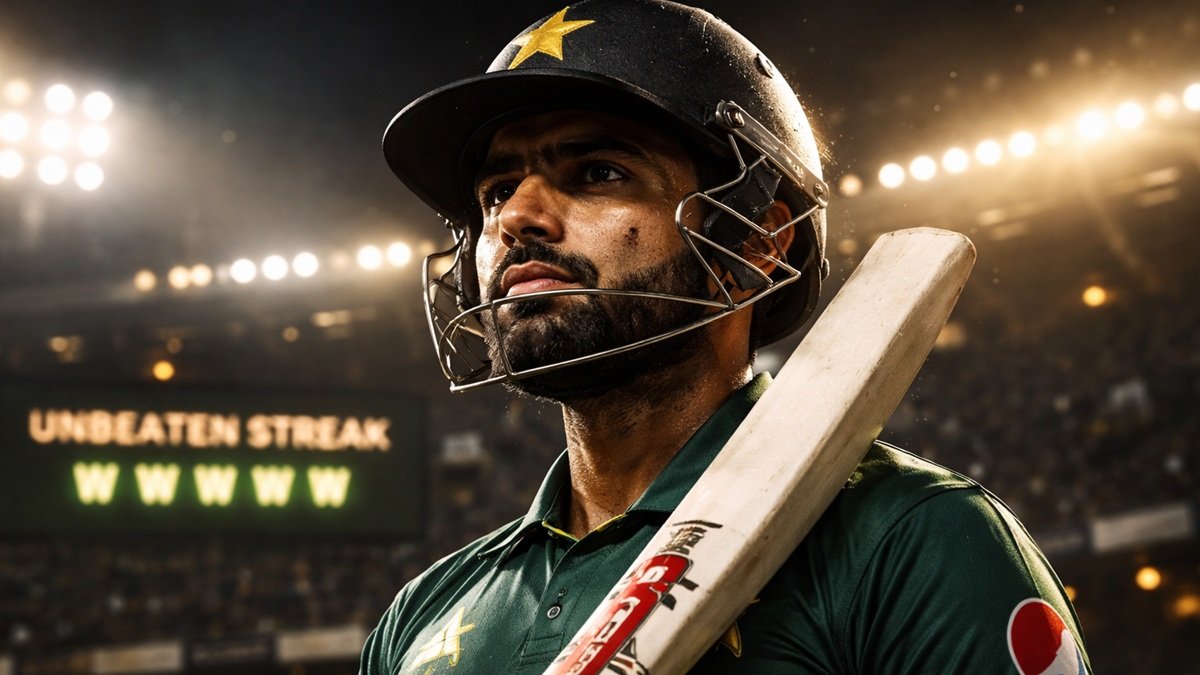 Cricket stadium with floodlights at night — PSL 2026 atmosphere