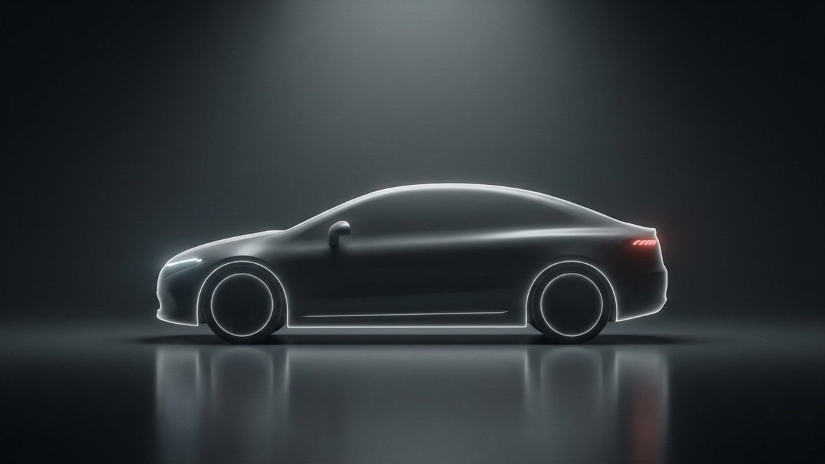 Electric cars at auto show floor 2026