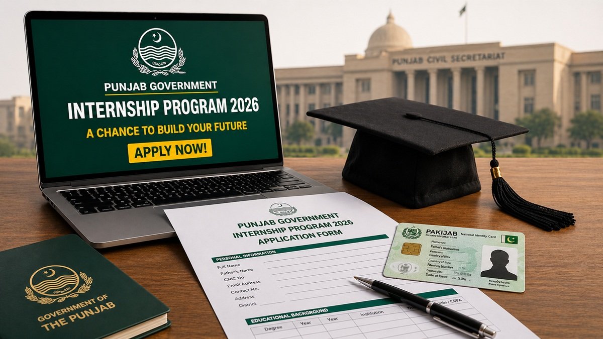 Fresh graduates applying for CM Punjab Rs50,000 IT internships 2026 across Punjab