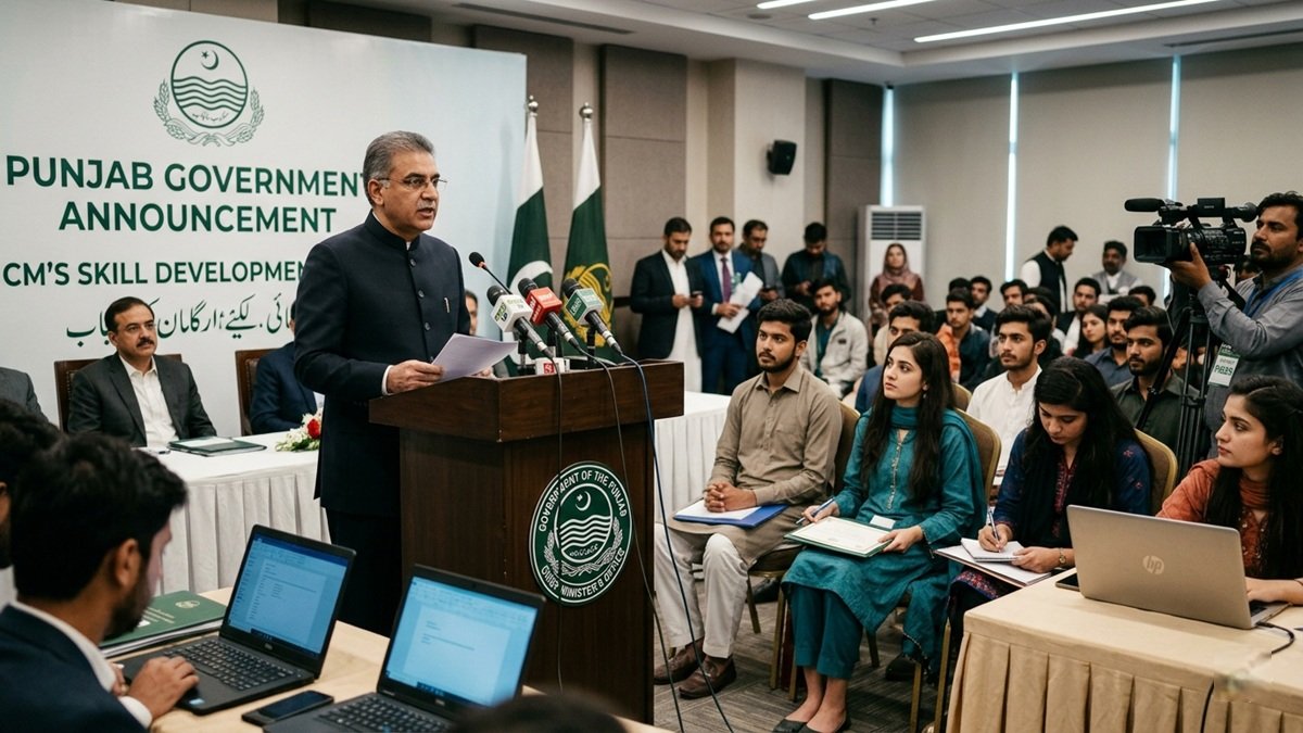 Young IT graduates working in a modern office in Punjab Pakistan