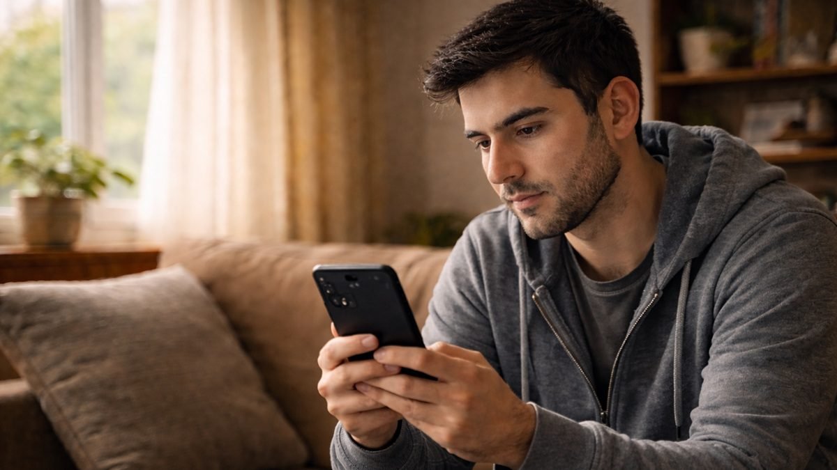 Person using laptop for online government services in Pakistan