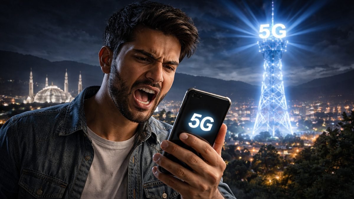 Pakistan 5G rollout 2026 showing phone compatibility issue with iPhone and Samsung stuck on 4G in Rawalpindi Islamabad