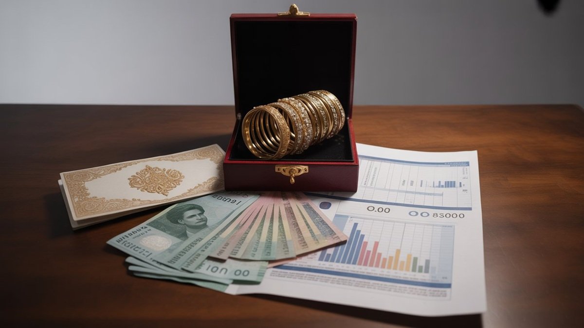 Elegant artificial bridal jewellery set with kundan and stone work