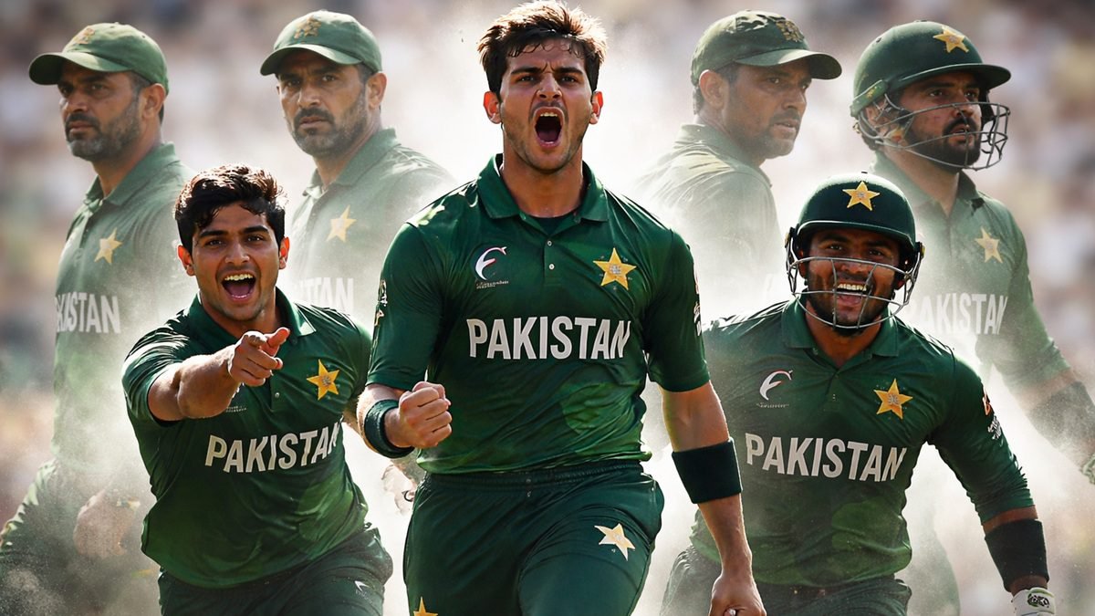 Pakistan’s Next Cricket Stars: 5 Players Set for 2027 Shift Pakistan cricket players training on a green ground