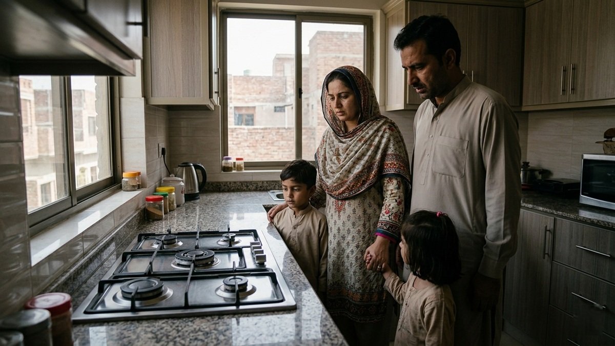 LPG gas cylinders used as alternative to pipeline gas in Pakistan