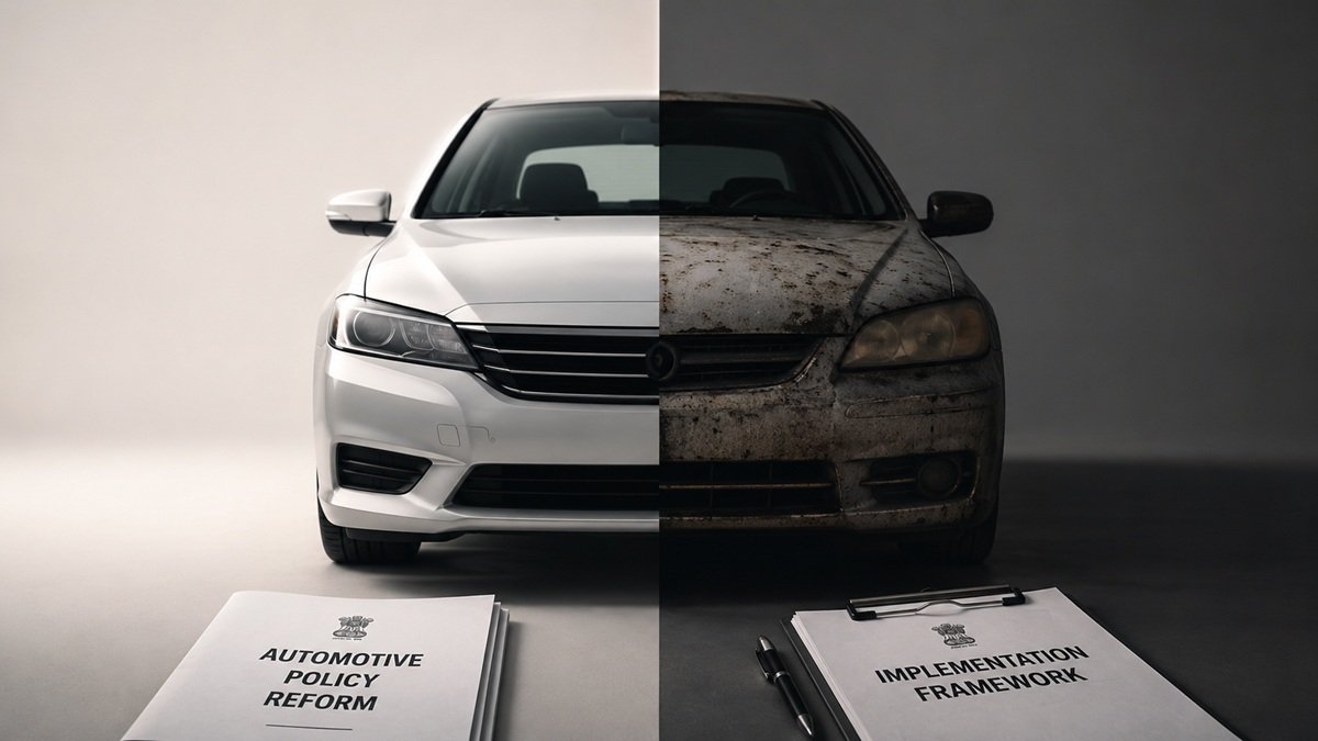 Pakistan Auto Policy 2026 impact on car prices showing vehicles and economic policy shift