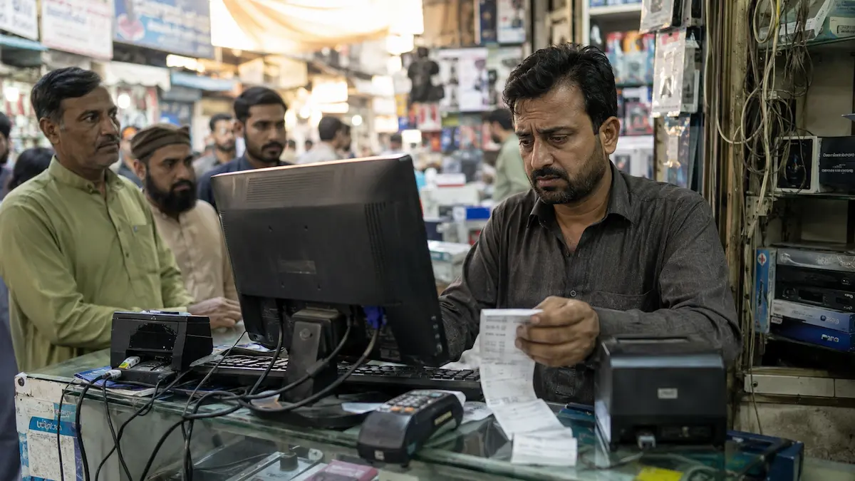 FBR digital invoicing system 2026 affecting small shop owners in Pakistan with electronic billing and POS integration
