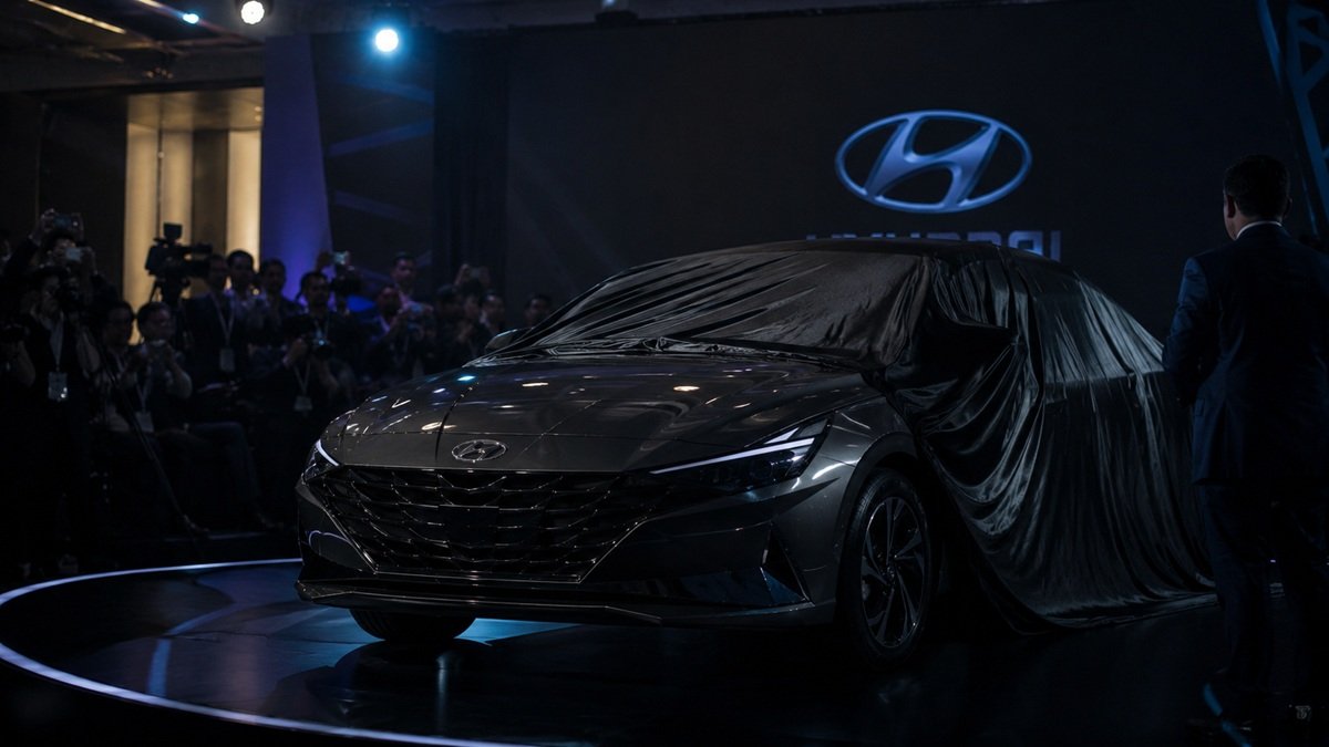Pakistan Sedan Buyers Eye Hyundai Elantra Special Edition Launch on May 12 Sedan car in a modern showroom representing Pakistan auto market