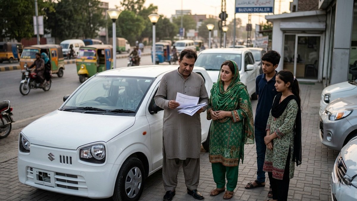 Pakistan Buyers Rush for Suzuki Alto as Another Price Jump Looms Pakistan traffic congestion city road