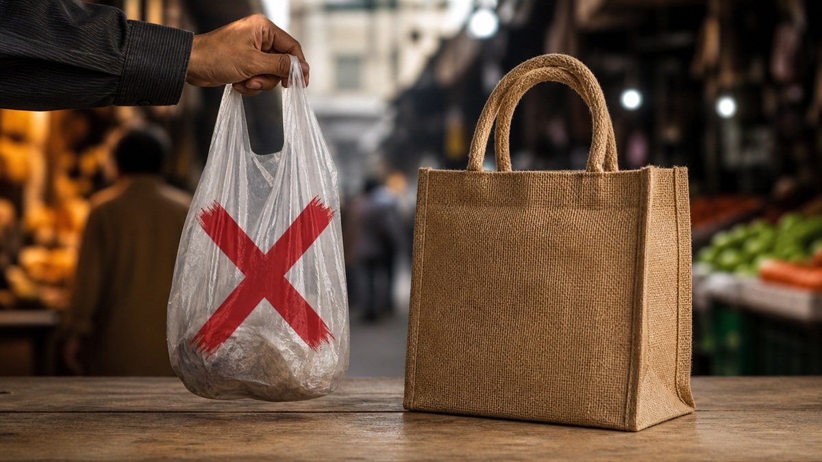 Rawalpindi plastic bag ban with Punjab EPA market inspections and strict fines starting June 2026