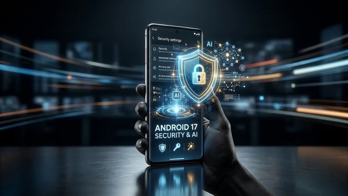 Android 17 Is Finally Here, But Many Pakistani Users May Have to Wait Android 17 update displayed on a smartphone as Pakistan users await rollout of new AI, privacy, and security features in 2026