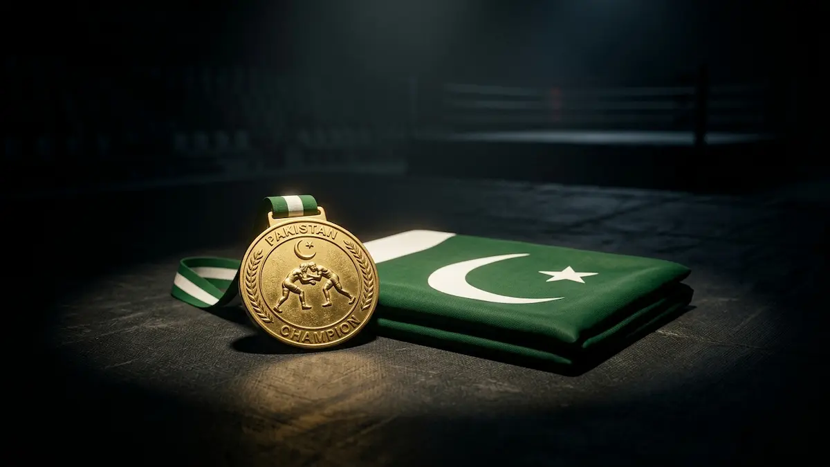 Ayesha Baloch Defeats India, Inspires a New Generation in Pakistan Ayesha Baloch celebrates after her reported wrestling victory against India at the Asian Games, representing Pakistan on the international stage.
