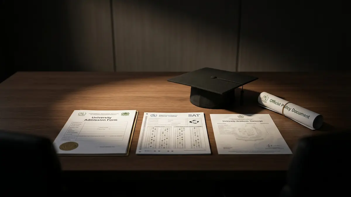 Students review university admission policy changes as testing and graduate entry rules evolve in 2026