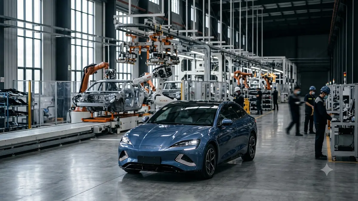 BYD celebrates production of 17 million new energy vehicles as Pakistan prepares for local electric vehicle assembly.
